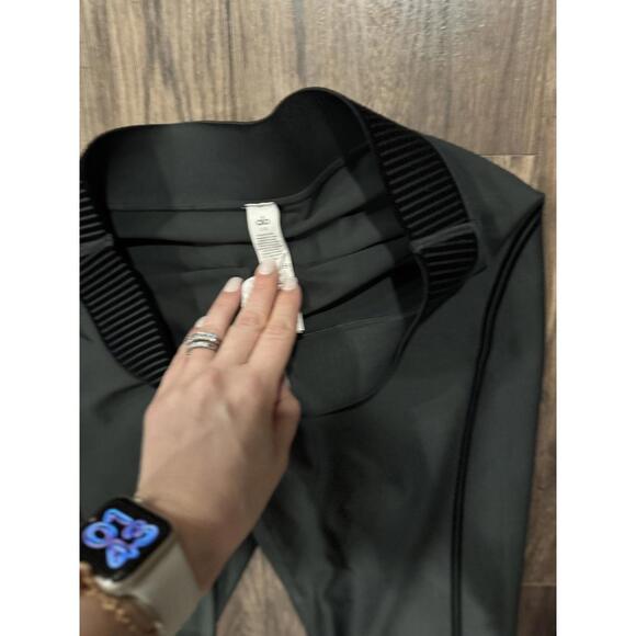 NWOT Alo Yoga Airlift High-Waist 7/8 Line Up Legging dark cactus L - Picture 3 of 5